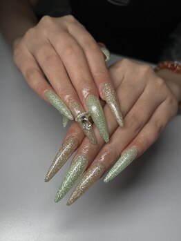 エクアネイルズ(Akuwa nails)/スカルプ◆150分アートやり放題