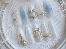エムプラスネイル 新宿(M+Nail)/クリスマスネイル