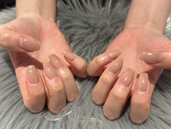 シェルネイル(SHELL NAIL)/ベージュ/ワンカラー/staff:Goto