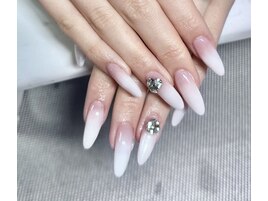 グラデーションチップ長さだし