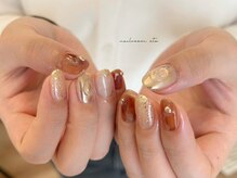 透明ネイル自爪風ネイル