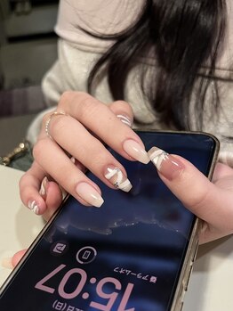 リボンネイル♪