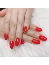 アートネイル ギャラリー(Art nail Gallery)/王道レッドワンカラー