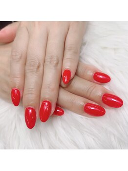 アートネイル ギャラリー(Art nail Gallery)/王道レッドワンカラー