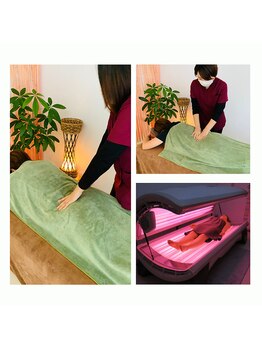 リラックスアンドビューティ 凪の写真/【疲労解消♪】全身マッサージ/コラーゲンマシンで自律神経を整え睡眠の質UP☆慢性的な疲れやコリの改善◎