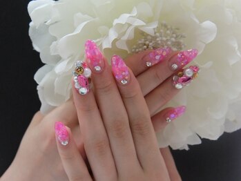 ネイルサロンミキ 横浜(MIKI)/スカルプゴージャス定額★ピンク