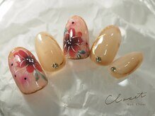 ネイルクローゼット(Nail Closet)/1月　和柄ネイル