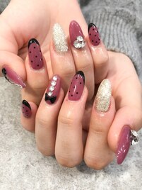 ドットデザイン　アートネイル