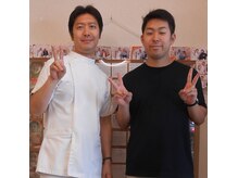 かしわぎ整体院/お客様とツーショット