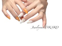 ジュエリーネイル タカコ(Jewelry nail TAKAKO)/べっ甲カラー＆サンドネイル