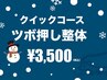 【ツボ押し整体】スキマ時間を活用◎ クイックコース [首 肩 腰 足 疲労回復]