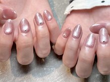 春マグネットネイル