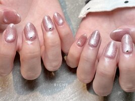 春マグネットネイル