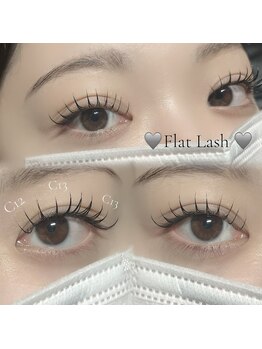 コル アイラッシュ アサブ(col eyelash asabu)/【フラットラッシュ 120本】