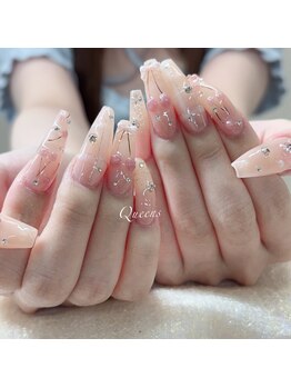 クイーンズビューティーサロン 新宿本店(Queen's beauty salon)/チップ長さ出し10本やり放題