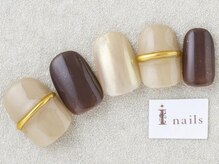 アイネイルズ 三宮店(I nails)/シックリングゴールド￥6000