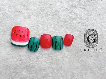 エアフォルク 銀座(ERFOLG)/フルーツネイル☆スイカ