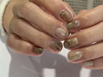 プログレス 東久留米店(PROGRESS)/#一癖ニュアンス #鉱物ネイル