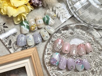 ナネア カラー(nanea color)の写真/定額デザイン&持ち込みも幅広く対応◎トレンドパーツや韓国系もokでなりたい爪先に★[横浜/パラジェル］