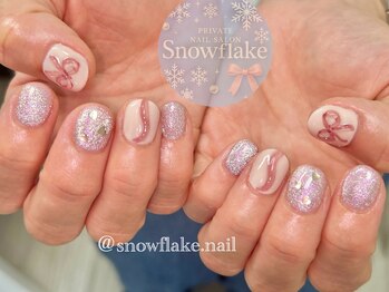 スノーフレーク(Snowflake)/人気デザイン☆定額デザインより