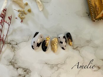 アニマル柄/ゴールド/ミラー