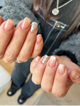 ネイル ドゥ 岡山駅前店(Nail Doux)/ハートミラーネイル