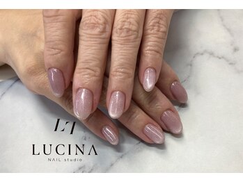 ネイルスタジオ ルキナ(LUCINA)/h-14 大人上品ワンカラー