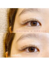 コレット 関目店(colette.)/ブラウンフラットラッシュ♪