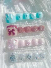 ファラウェイネイル(Faraway nail)/1月プッシュデザイン♪