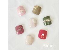 エメ(Aimer)/Foot親指シンプルアート