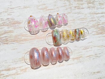 ジーニー(Genie)/Hand.. 左手&右手ちぐはぐnail