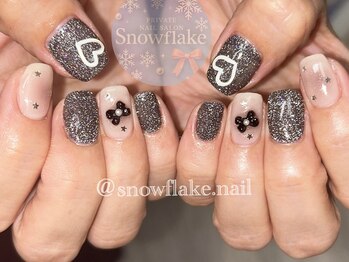 スノーフレーク(Snowflake)/季節定額デザイン