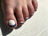 【リピ-タ-様専用】FOOTワンカラーベースフレンチ[フットネイル]