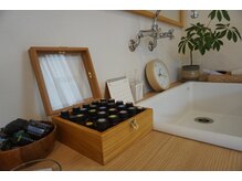 care salon SIKIの雰囲気（心身にダイレクトに働きかける高グレードアロマを使用します。）