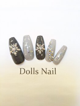 雪の結晶ストーンアート担当霜村