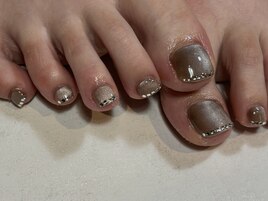 foot design nail :miki