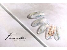 ファミーユ 池袋東口店(Famille)/長さ出し&選べるデザインMコース