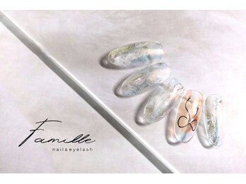 ファミーユ 池袋東口店(Famille)/長さ出し&選べるデザインMコース