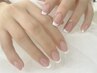 ブライダルネイルにも◎フレンチネイル 《オフ・ケア込》¥8,700/会員¥7,700