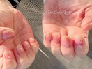 桃ネイル