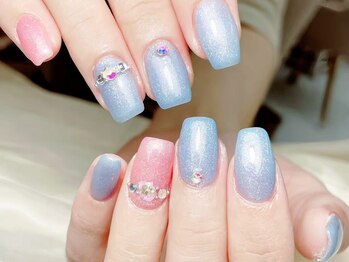 シーアンドビーネイル(C&B Nail)/持ち込みデザイン4本