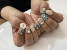 ネイルックバイナチュレルーム(Nailook by Nature Room)/お花ネイル.＊