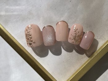 アメリアンドカシェット(Amelie&Cachette)/ブライダルネイル：maika