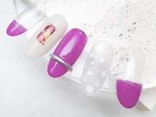 サロン カラフリー アシヤ(Salon Colorfulyy Ashiya)/パープルインクアートデザイン