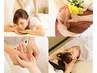 オススメ満足（全身60分＋ヘッド15分＋足つぼ30分）