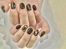☆ダークカラーの推しネイル☆