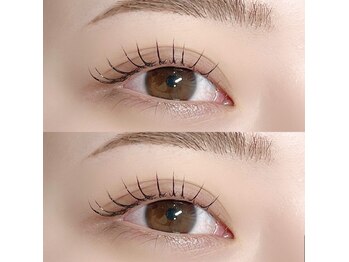 クリーム エクセル(cream excel)の写真/当店人気No1☆2種類のトリートメント付きまつ毛パーマ♪ロッドの数が豊富で話題の韓国ロッドもあります！