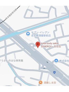 シナジープラス(SYNERGY+)/地図