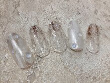 カルフールノア 新越谷店(carrefour noa)/nail design：シンプル5500円