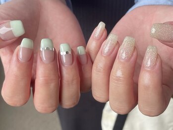 スュド(sud.)の写真/【季節ごとに変わる定額デザインコース*】100種以上のcolor取扱い◎trendを取り入れた最旬nailが魅力!